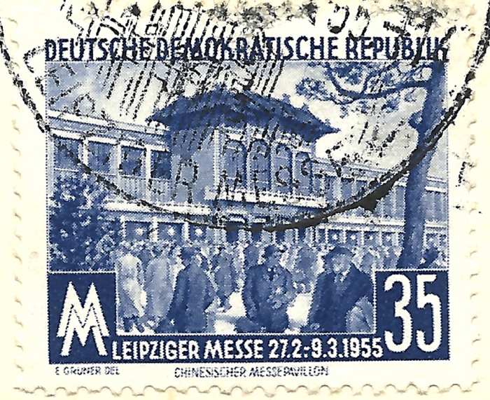 Briefmarke - Ersttagsbrief - Leipziger Frühjahrsmesse, 1955 - Leipziger Messe vom 27.2 - 9.3.1955 guter Zustand!
