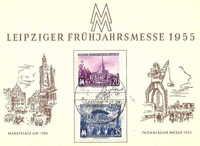 Leipziger Messe vom 27.2 - 9.3.1955