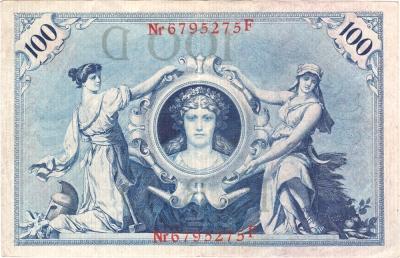 100 Mark, 1908 (rotes Siegel)