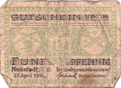 5 Pfennig, 1926