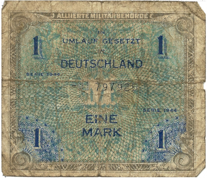 Banknote Allierte Militärbehörde