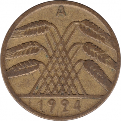 10 Rentenpfennig 1924 A