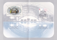 Aufgeklappt - 500 Jahre Messeprivileg Leipzig - Philatelie - von 1497 bis 1997 mit Sonderbriefmarken und Stempel Briefmarke Leipziger Messe