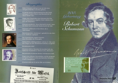 Robert Schumann - Philatelie