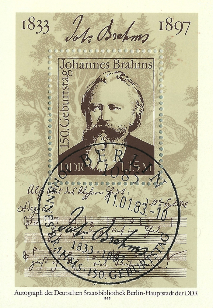 Briefmarke - Robert Schumann - Philatelie -  