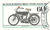 Detailansicht - Wanderer 1908 - Für die Jugend, Motorräder 1983 - Jugendmarken - Historische Motorräder sehr guter Zustand