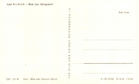 Rückansicht - Blick zum Königsstuhl, Rügen Postkarte 1968 - Alte Postkarte Karton, s/w-Abzug