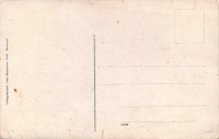 Rückansicht - Gruß von der Wartburg, colorierte Postkarte - Alte Postkarte Karton, coloriert