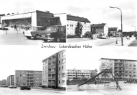 Vorderansicht - Ansichtskarte Zwickau - Eckersbacher Höhe, 1974 - Ansichtskarte zum Kaufen Echt Foto