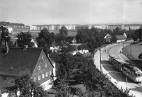 Vorderansicht - Ansichtskarte Zwickau - Marienthal - Neuer Stadtteil in Marienthal Echtes Foto (Handabzug)
