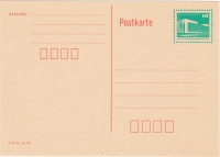 Vorderansicht - Postkarte - Palast der Republik, Berlin - Ganzsache - 10 Pfennig DDR leere Rückseite!