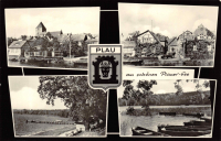 Vorderansicht - Postkarte Am schönen Plauer-See - Echt Foto, Handabzug ungelaufen und unbeschrieben