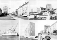 Vorderansicht - Rostock Reutershagen, Südstadt, Postkarte 1973 - Alte Postkarte ungelaufen, sehr guter Zustand