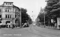 Vorderansicht - Zwickau - Bahnhofstraße, 1958 - Ansichtskarte zum Kaufen Echte Fotografie