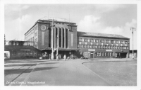 Vorderansicht - Zwickau - Hauptbahnhof, 1954 - Ansichtskarte zum Kaufen Echte Fotografie