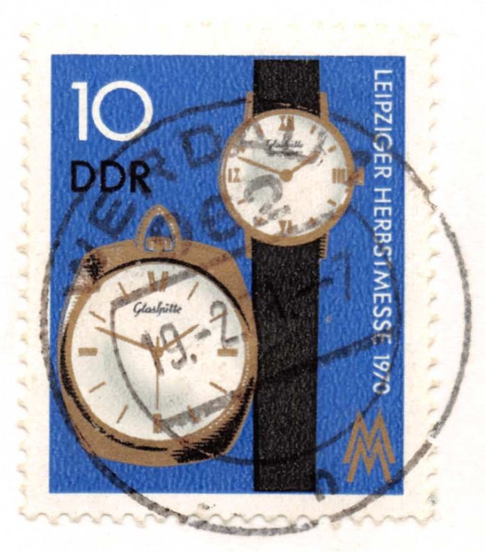 Briefmarke - 10 Pfennig - Leipziger Herbstmesse 1970 gebraucht, siehe Foto