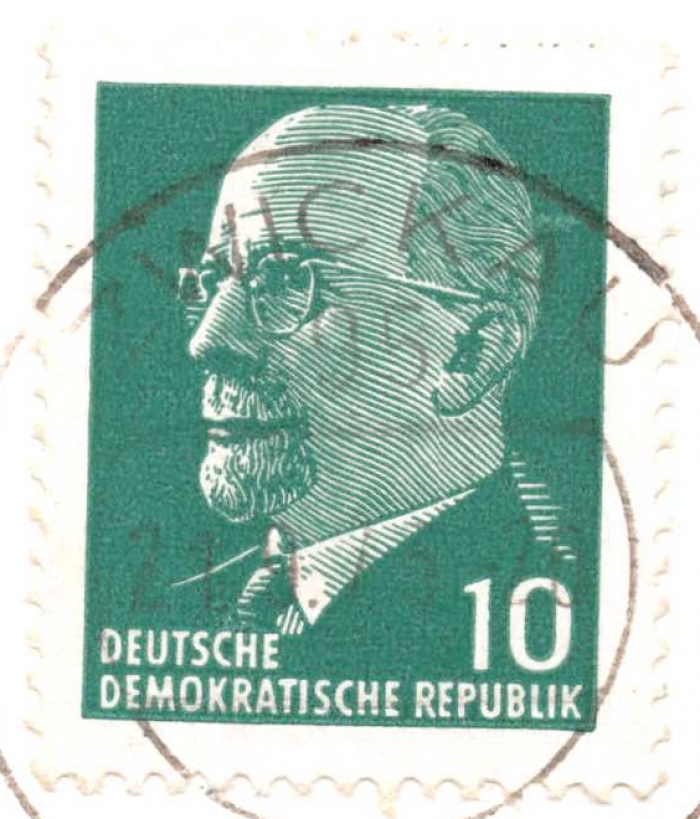 Briefmarke - 10 Pfennig DDR - Walter Ulbricht Zustand wie auf Foto