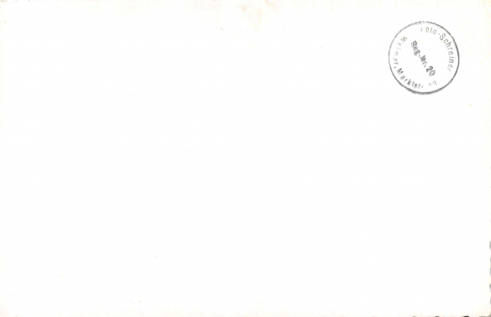 Rückansicht - Postkarte Weimar - Alte Postkarte Karton, s/w-Abzug