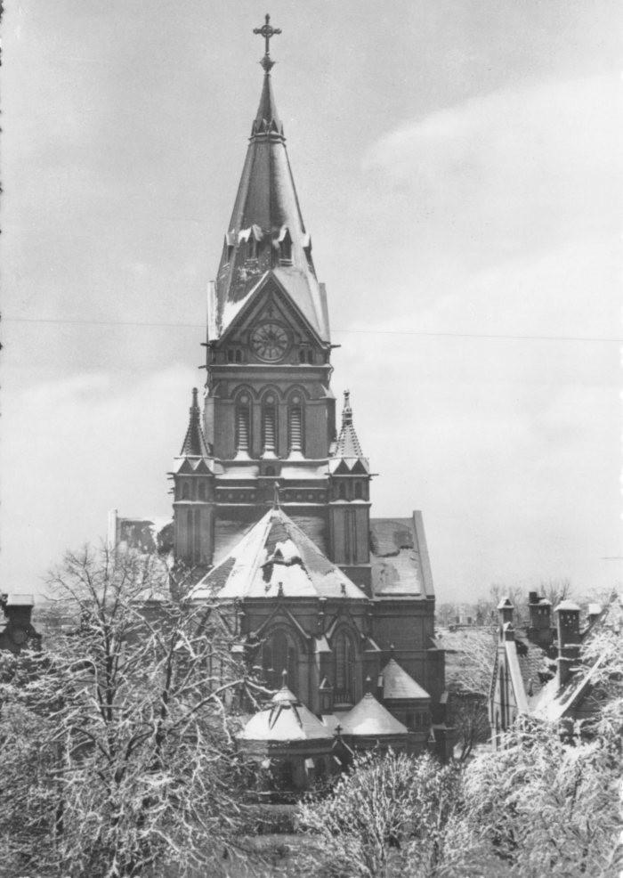 Vorderansicht - Zwickau - Moritzkirche, 1967 - Historische Ansichtskarte zum Kaufen Echtes Foto (Hand-Abzug)